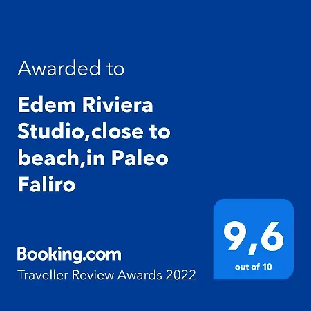 Edem Riviera Studio,close To Beach,in Paleo Faliro